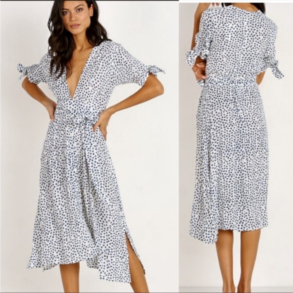 Faithfull Nina Midi Dress in Rae size 2